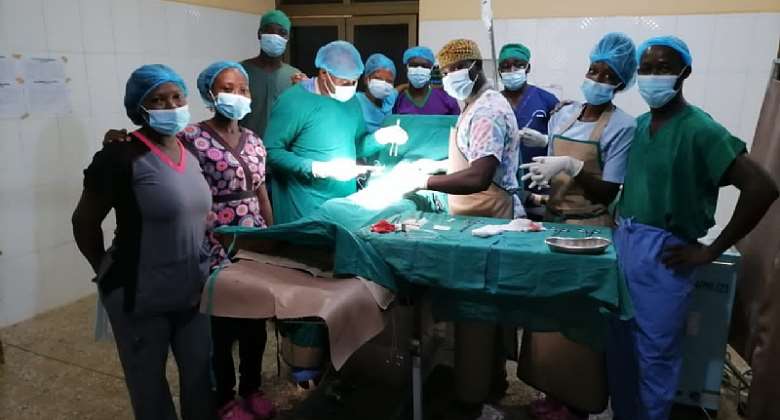 Dr. Akinkang and Team of Hope Medical Team