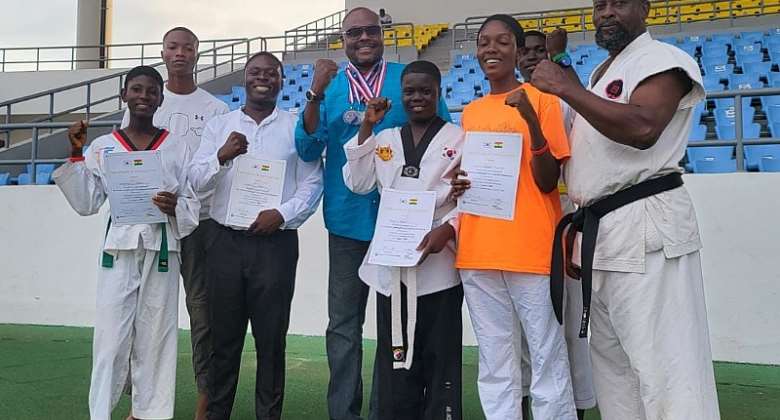 I'm glad supporting you won us some laurels — Cape Coast North MP to Central Taekwando Association