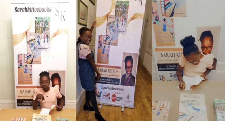Sarah Kittoe: A British child of African descent writes three books