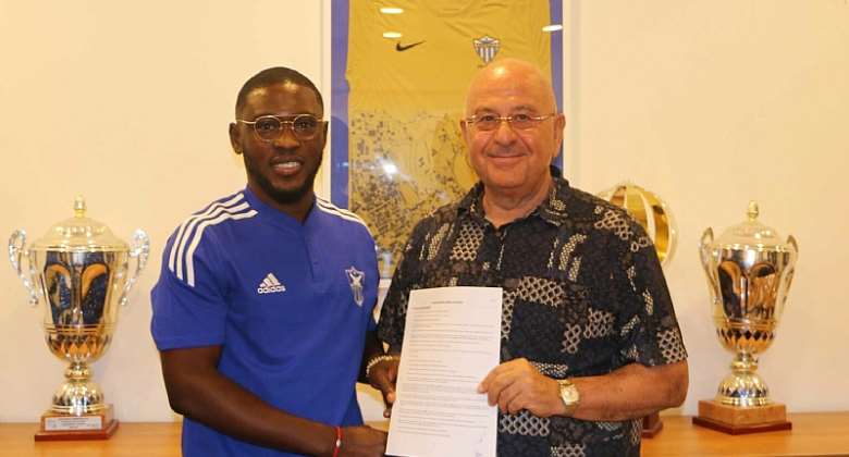 Ghana striker Majeed Waris joins Cypriot club Anorthosis Famagusta on a one-year deal