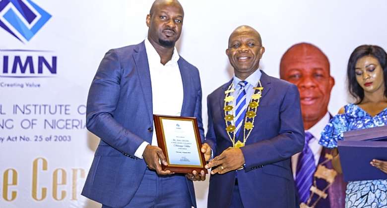 VIMN Africas EVP  MD, Alex Okosi, named Honorary Fellow of National Institute of Marketing Of Nigeria