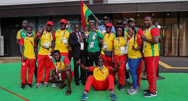 Tokyo 2020: Team Ghana Welcomes Bronze Medal Winner Samuel Takyi To 