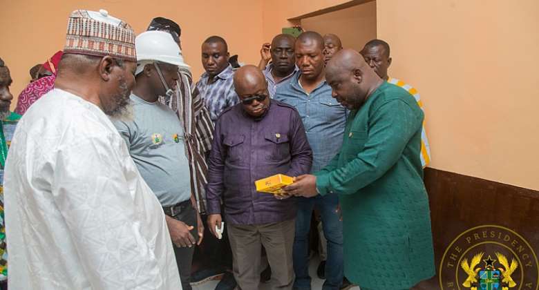 Akufo-Addo inspects Gh9.2million YamCassava factory in Bimbilla