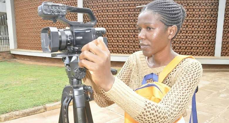 Jennifer Asiimwe, a journalist with the Uganda Broadcasting Corporation UBC