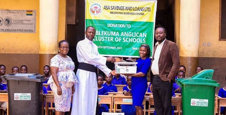 ASA supports Ablekuma Anglican Cluster of Schools, Kwabenya MA 1 Basic School to improve education