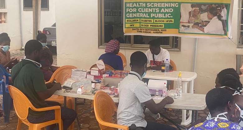 Mankessim: ASA Savings and Loans organise free health screening for clients, community members