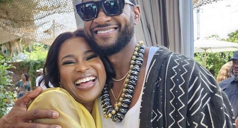 Let's have our wedding here before you go — Berla Mundi throws marriage proposal at Usher