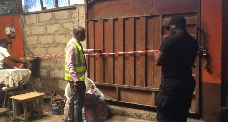 WR: NPP Chairman's public toilet, kitchen of popular chop bar shut down in Takoradi