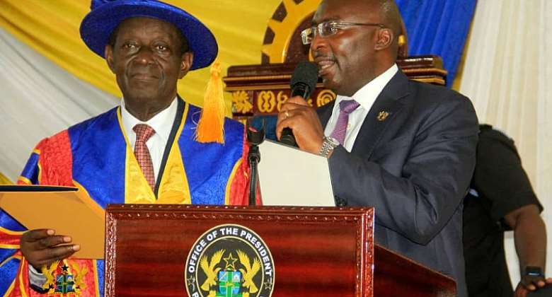 Dr Addo Kuffour inducted as Kumasi Technical University first Chancellor