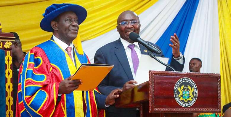 Kumasi Technical University has won lottery for choosing God-fearing Dr Kwame Addo Kufuor as First Chancellor — Bawumia