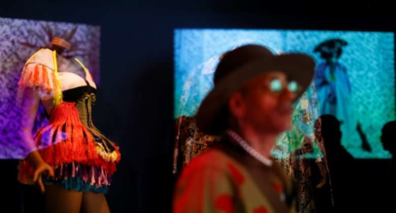 'Africa Fashion' opens at London's Victoria and Albert Museum on Saturday.  By CARLOS JASSO AFP