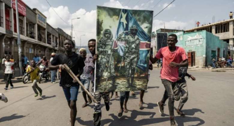 Anger at Rwanda's alleged support for the M23 fuelled protests at the border city of Goma in June.  By Michel Lunanga AFP