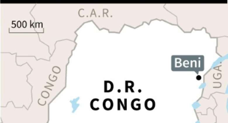 Beni has borne the brunt of ADF attacks in eastern DR Congo.  By  AFP