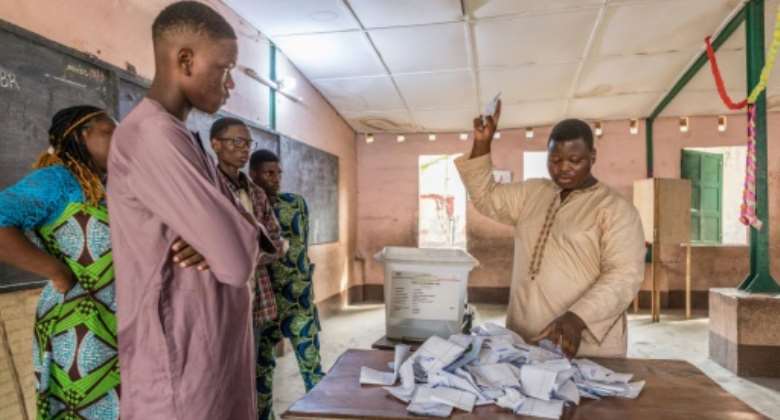 Benin's opposition won 28 seats in Sunday's election but the Democrats party has rejected the results claiming fraud..  By Yanick Folly AFPFile