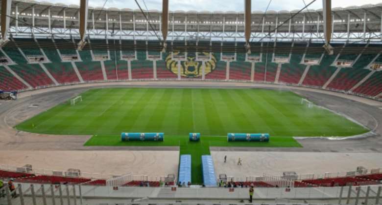 Cameroon's Olembe stadium has a capacity of 60,000.  By Daniel Beloumou Olomo AFP