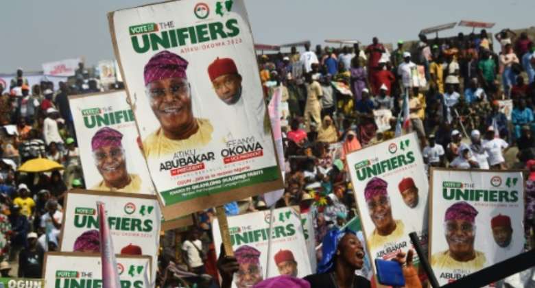 Campaigning is heating up for Nigeria's February 25 presidential election, with candidates exchanging insults and accusations over their past records.  By PIUS UTOMI EKPEI AFP