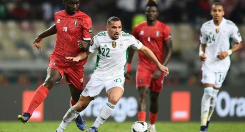 Equatorial Guinea ended reigning champions Algeria's unbeaten run after 35 games.  By CHARLY TRIBALLEAU AFP