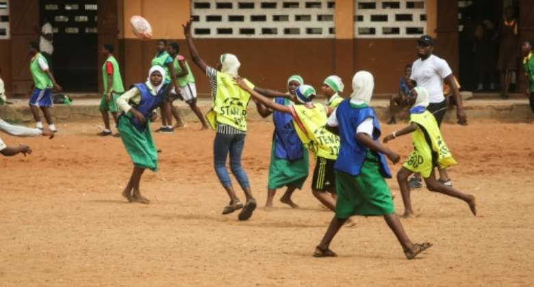 Ghana is focusing on its youngsters in a programme aimed at encouraging more people to play rugby.  By RUTH MCDOWALL AFP