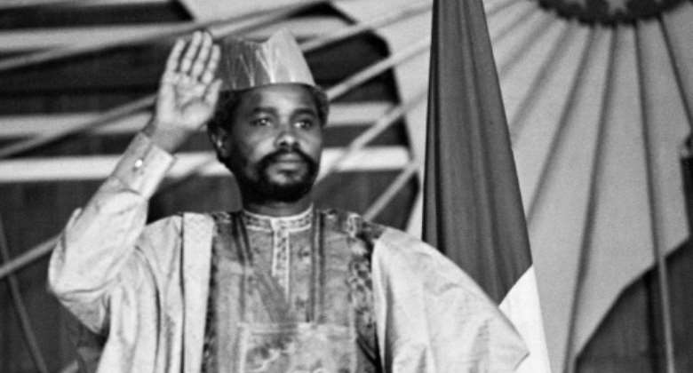 Habre was serving a life sentence in Senegal for crimes against humanity.  By JOEL ROBINE AFPFile
