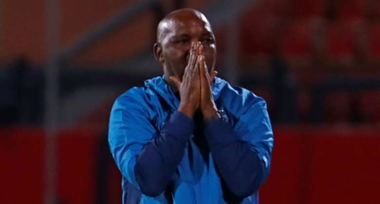 Highly decorated South African coach Pitso Mosimane has moved to Saudi Arabia..  By Khaled DESOUKI AFP