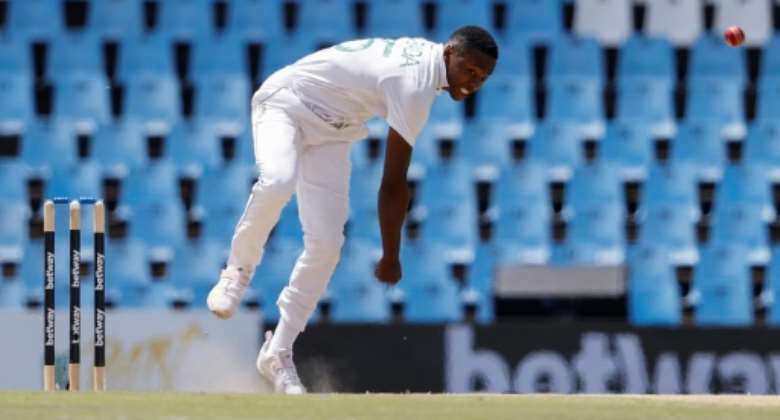 Kagiso Rabada took three wickets to take South Africa to the brink of victory in the 1st Test against the West Indieas at Centurion.  By PHILL MAGAKOE AFP