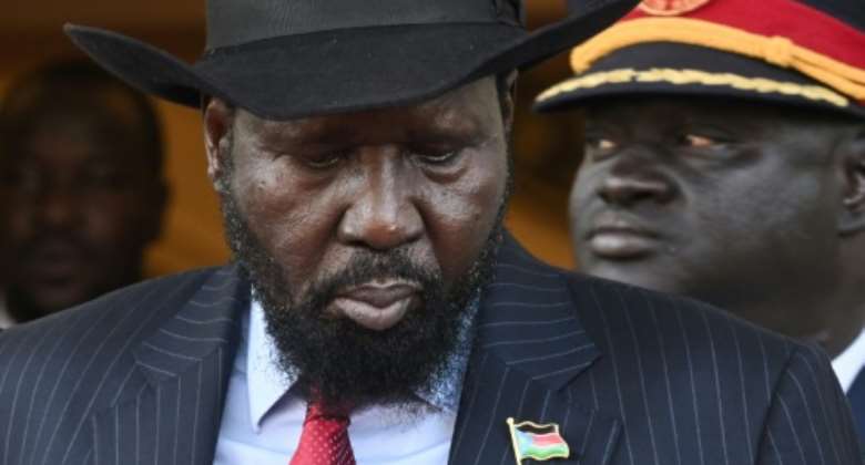 Kiir L oversaw the birth of South Sudan as an independent nation in 2011.  By Tiziana FABI AFPFile
