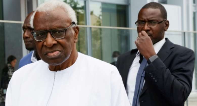 Lamine Diack, who has died aged 88, became embroiled in corruption after heading global athletics from 1999 to 2015.  By Thomas SAMSON AFPFile