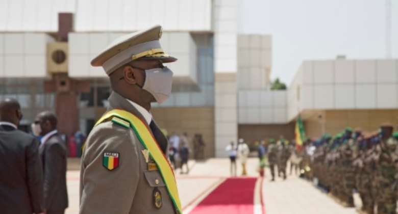 Mali's interim president, Colonel Assimi Goita, took power at the head of a junta in August 2020.  By ANNIE RISEMBERG AFP