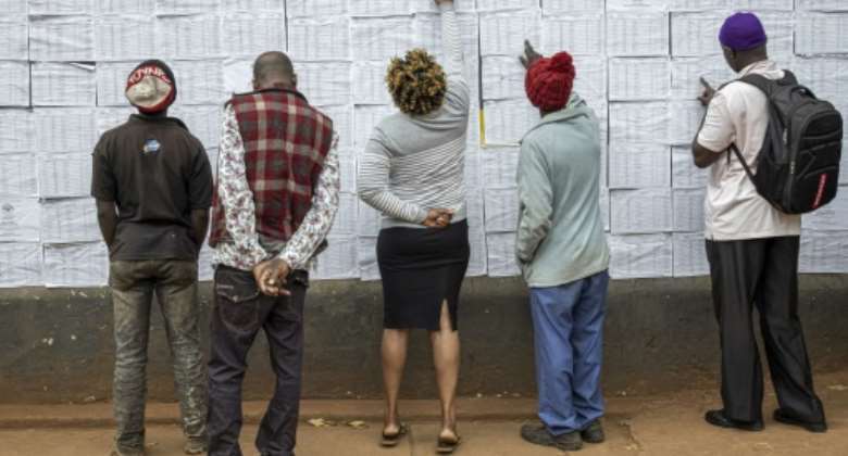 More than 22 million people are registered to vote in the Kenyan elections.  By Patrick Meinhardt AFP