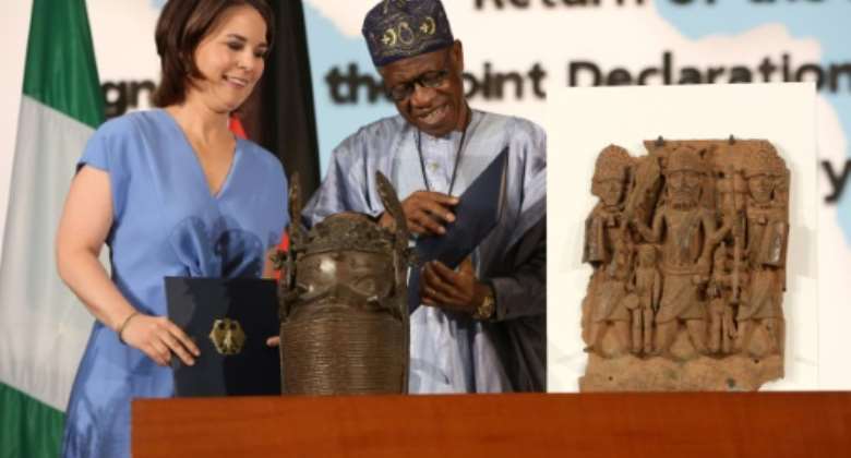 Nigeria has been negotiating the return of Benin bronzes from several European countries, including Germany.  By Adam BERRY AFP