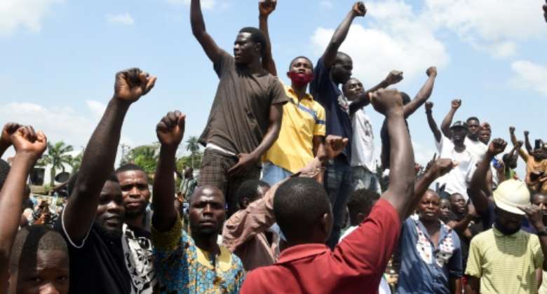 Nigeria has been rocked by protests over police brutality and deep-rooted social grievances.  By PIUS UTOMI EKPEI AFPFile