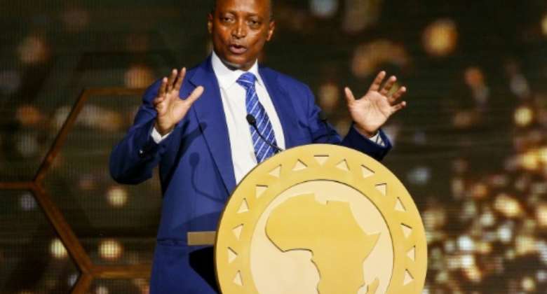 Patrice Motsepe was apppointed CAF president in 2021.  By - AFPFile