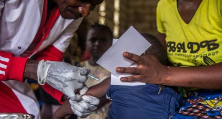 Routine vaccinations will continue in order to prevent the virus from bouncing back.  By JUNIOR KANNAH AFPFile
