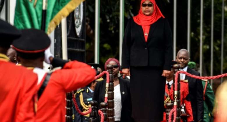 Samia Suluhu Hassan became president of Tanzania in March last year.  By - AFPFile
