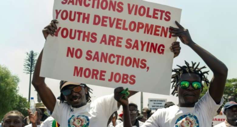 Sanctions are hurting ordinary Zimbabweans as banks and foreign investors shy away from the country to avoid the risk of penalties for breaking them.  By Jekesai NJIKIZANA AFP