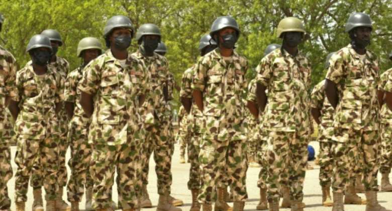Soldiers have been targeted in recent attacks in southeast Nigeria.  By Audu Marte AFPFile