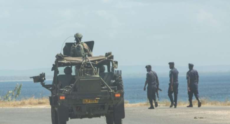 South African troops deployed to northern Mozambique in 2021 as part of a regional anti-jihadist force file picture.  By Alfredo Zuniga AFPFile