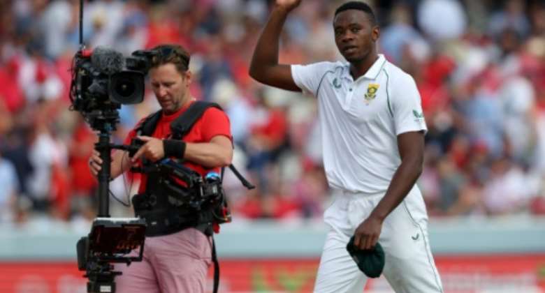 South Africa's Kagiso Rabada took five wickets in England's first innings at Lord's.  By Adrian DENNIS AFP