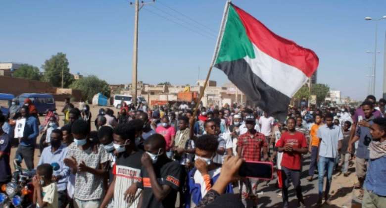 Sudanese protesters have held weeks of rallies since an October 25 power grab by the army, including this demonstration in Khartoum on November 21.  By - (AFP)