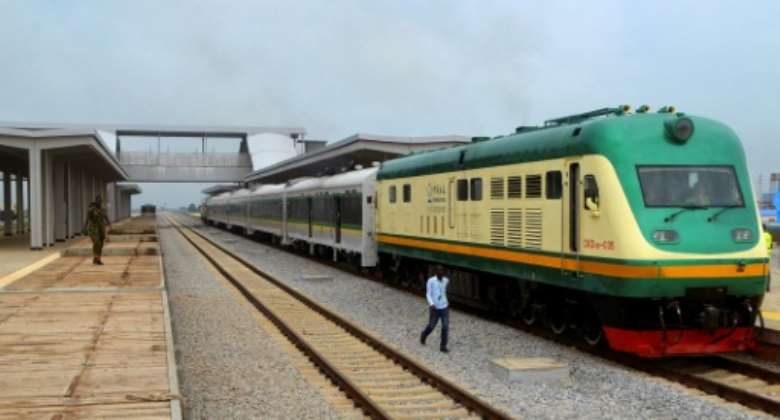 The attack targeted a train on the Abuja-Kaduna line -- Nigeria's flagship rail service.  By STRINGER AFPFile