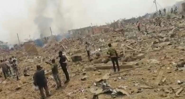 The blast in western Ghana left 13 people dead and dozens more injured.  By Eric Yaw Adjei ConnectFMTV3AFP