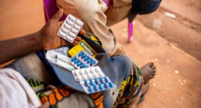 The cost of medicine in Africa is a major issue -- everyday drugs are widely imported.  By Barbara DEBOUT AFP