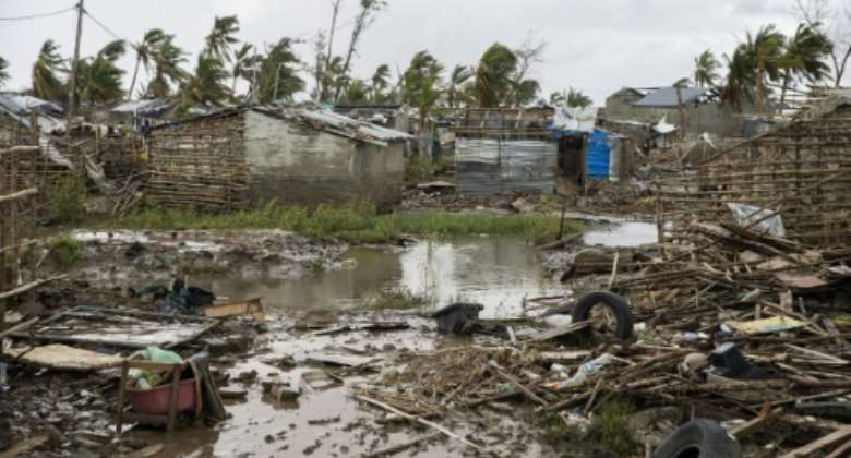 The cyclone death toll has risen in Mozambique.  By WIKUS DE WET (AFP)