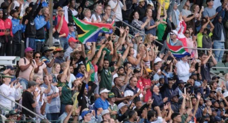 The fans will be missing from South Africa's Test and ODI series against  India as the hosts try to combat the current wave of Covid-19.  By Michael Sheehan (AFP/File)