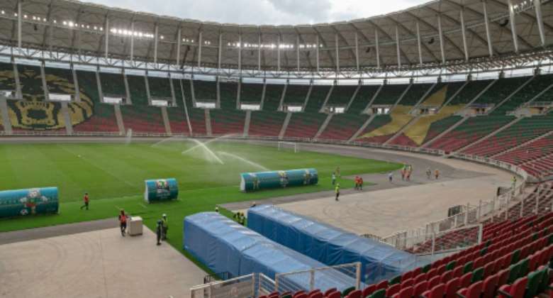 The Olembe stadium in Yaounde will host Sunday's opening game as well as the final on February 6.  By Daniel Beloumou Olomo AFPFile