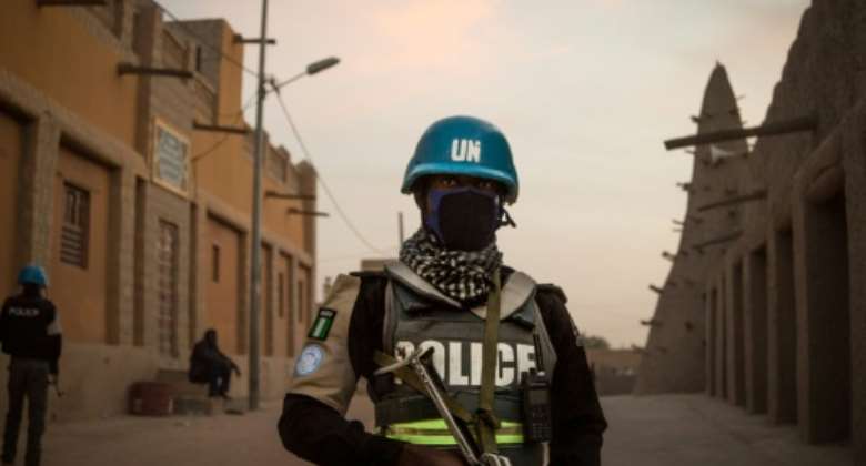 The Security Council next month is to determine whether to renew the mandate of the Integrated Stabilization Mission in Mali MINUSMA, one of the UN's biggest peacekeeping operations.  By FLORENT VERGNES AFPFile