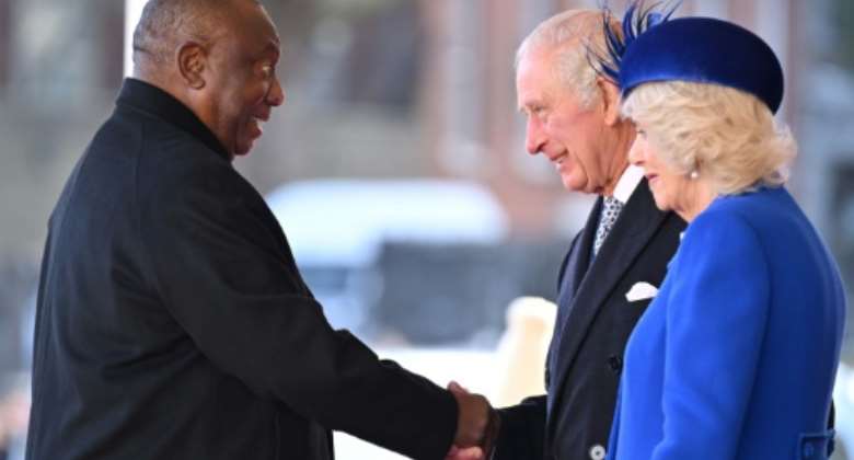 The two-day state visit is the first since Charles became king.  By Leon Neal POOLAFP
