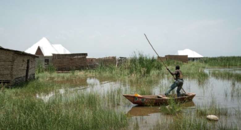 The water levels in Lake Tanganyika remain at highs not seen in decades.  By Yasuyoshi CHIBA AFP