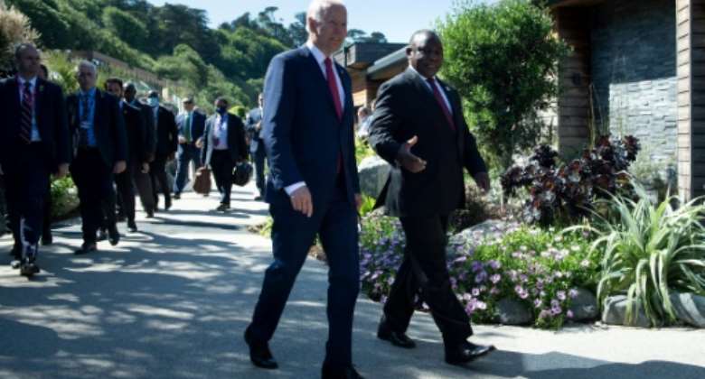 Though Biden has yet to visit the African continent as president, he has pledged a renewed interest in the region, and will host a summit of African leaders planned in Washington for December, 2022.  By Brendan Smialowski POOLAFPFile