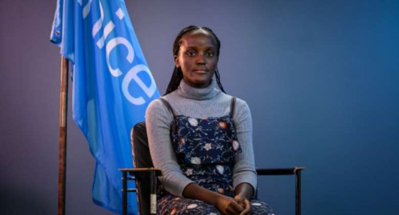 Ugndan climate activist Vanessa Nakate has been named UNICEF's new Goodwill Ambassador.  By Ed JONES AFP